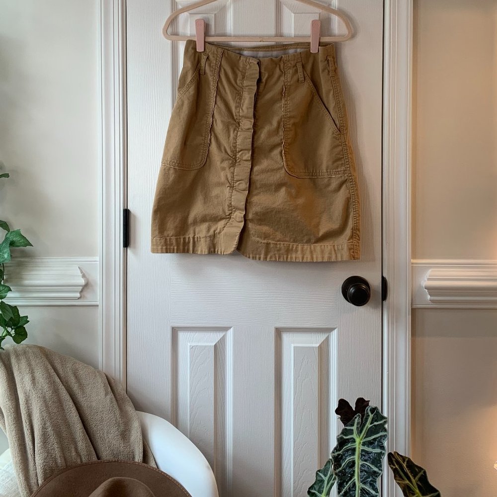 LOFT Brown Khaki Skirt